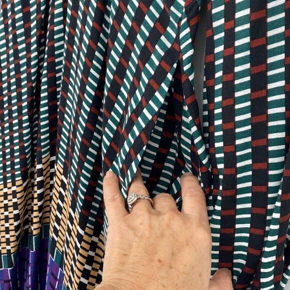 Anthropologie MAEVE Gianna Tunic Dress Long Sleeve printed Multi‎ size 0 - Picture 13 of 16